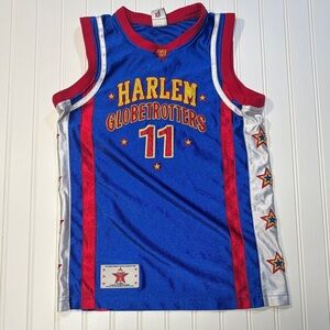 Harlem Globetrotters Authentic Basketball Jersey Youth Small Cheese Chisholm